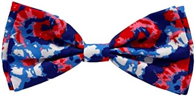 עניבת פרפר של האקסלי וקנט לחיות מחמד | צבע עניבה אמריקאית | 4 ביולי מצורף צווארון צווארון עניבת פרפר קשרי